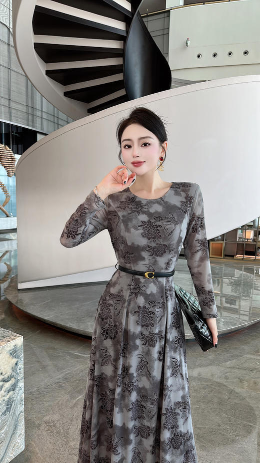 烟墨~连衣裙HJ3S58 商品图5