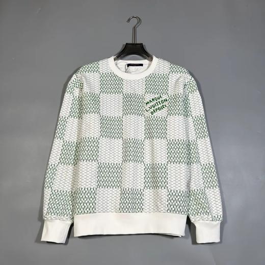 马户新款格纹套头圆领卫衣 商品图2