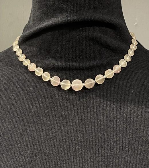 天然水晶高古老扁珠塔式項链，顺丰包邮 商品图3