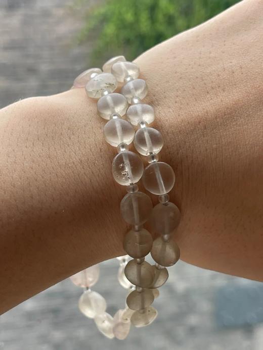 天然水晶高古老扁珠塔式項链，顺丰包邮 商品图2