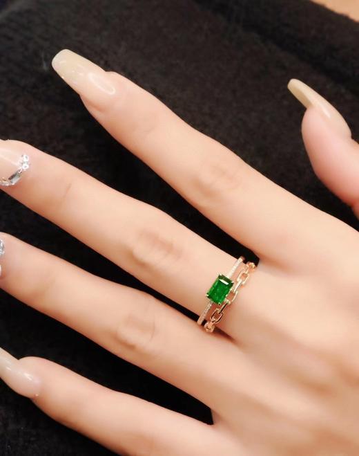 0.65ct 祖母绿戒指 商品图4