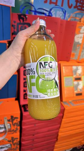 认真百分百果汁1L装2瓶