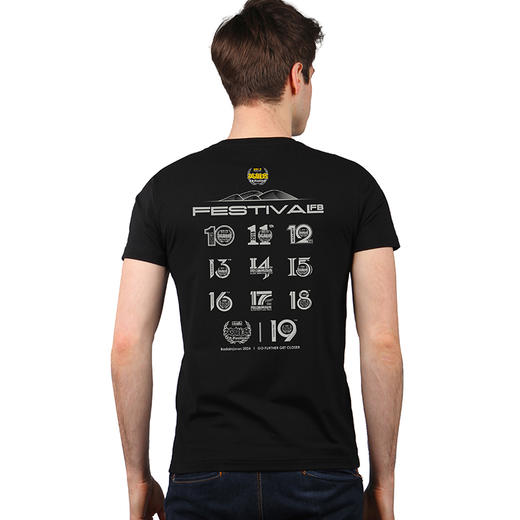 B款第10届-19届英雄会特别纪念款短袖T恤衫越野e族文创设计logo队服 NMT-2163 商品图1