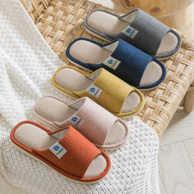 批发夏季开口室内亚麻居家女士地板软底防滑情侣棉麻家用男凉拖鞋