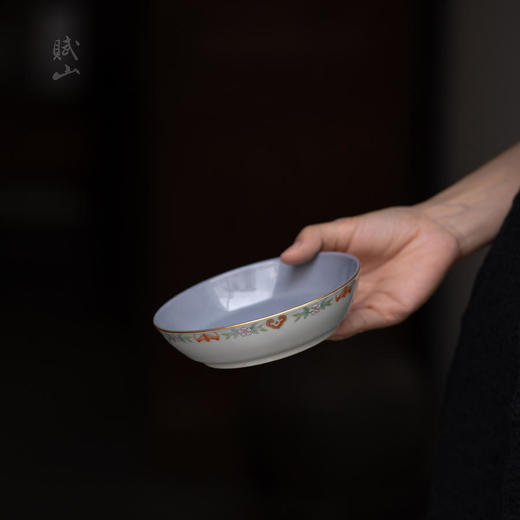 赋山叙 |青衣紫如意纹壶承 商品图0