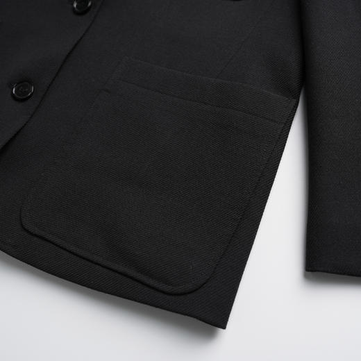 ROMI STUDIO “自我轮廓” 高克重斜纹肌理感廓形西装外套 431W5007 商品图4