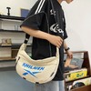 男士字母工装包 潮牌斜挎包 日系原宿机能大学生邮差包休闲单肩背包 商品缩略图3