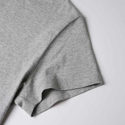 ROMI STUDIO“肤感至上”100%棉圆领三针四线哈梭线短袖T恤421T3104 商品图6