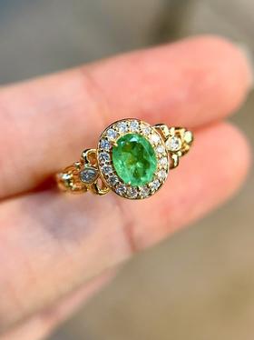 0.55ct 祖母绿戒指