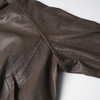 ROMI STUDIO“棕标甄选”全植鞣超薄羊皮哑光雾面立领皮衣 24AWW041 商品缩略图3
