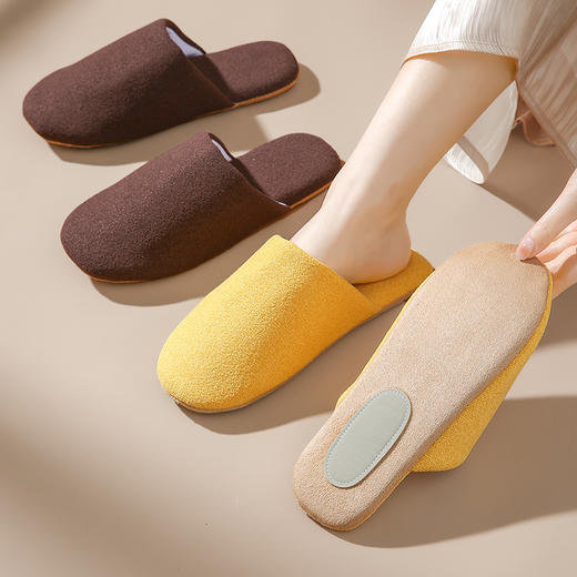 夏季日式拖鞋女软底无声春秋月子室内家居地板透气亚麻四季拖鞋男 商品图1