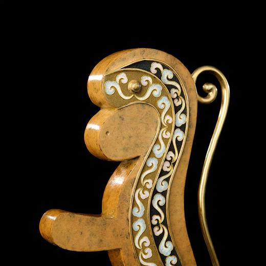 宇达青铜摆件 十二生肖猴《瑞猴》创意装饰 家居工艺摆件  高30.5cm 商品图4