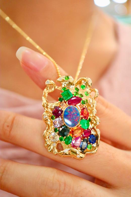 8.275ct 彩宝欧泊吊坠 商品图8