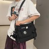新款斜挎包男士潮牌日系工装挎包 帆布学生邮差包女百搭休闲单肩包 商品缩略图2