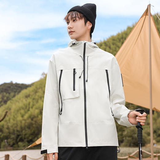 【YW】无忧购山系户外机能工装百搭情侣连帽冲锋衣外套91（截单后7天发货) 商品图6