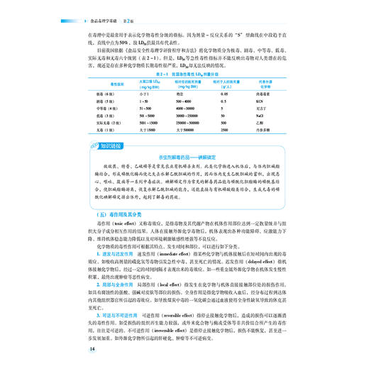 食品毒理学基础 第2版 张宝勇 全国高等职业院校食品类专业第二轮规划教材 供食品营养等专业用 中国医药科技出版社9787521447293 商品图3