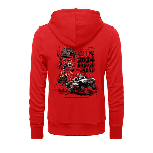 A英雄会拉链带帽卫衣全棉个性潮流越野图案开衫阿拉善定制队服 NMT-2173 商品图7