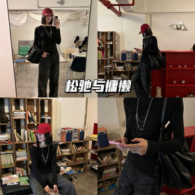 新品试穿 24AW vol.1 | 时髦清冷感的斜肩针织。