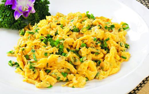 小葱炒土鸡蛋 商品图0