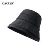 【cacuss帽】CACUSS帽子女秋冬百搭渔夫帽灯芯绒保暖水桶帽显脸小遮阳帽大头围PM166 商品缩略图4