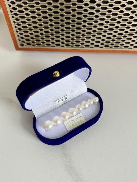 纯天然淡水珍珠馒头珠耳钉999足银脱敏针 商品图9