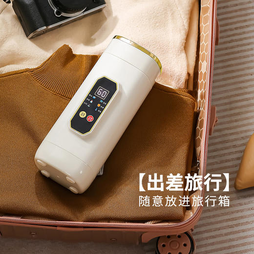 【便携式一体烧水壶】迷你宿舍旅行烧水杯 小型316不锈钢恒温保温杯 国庆出行好物 商品图1