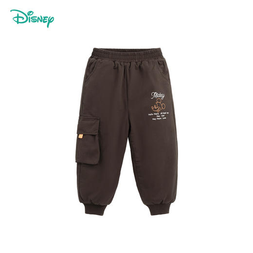  迪士尼男宝宝秋冬款夹棉保暖长裤ZD4DK018 商品图8