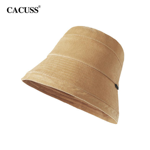 【cacuss帽】CACUSS帽子女秋冬百搭渔夫帽灯芯绒保暖水桶帽显脸小遮阳帽大头围PM166 商品图7