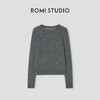 ROMI STUDIO “温柔已至” 绵羊毛山羊绒混纺长袖针织毛衫 432TS009 商品缩略图1