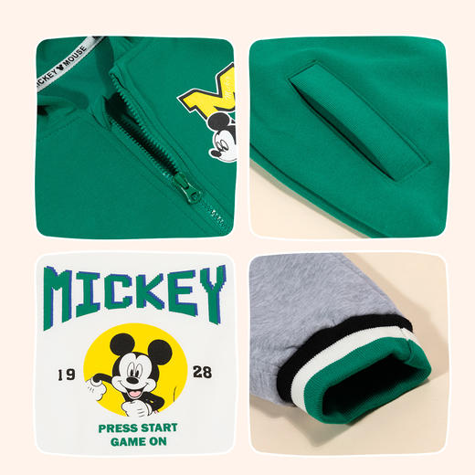 迪士尼新款男女童套装三件套ZD3DT005 商品图6