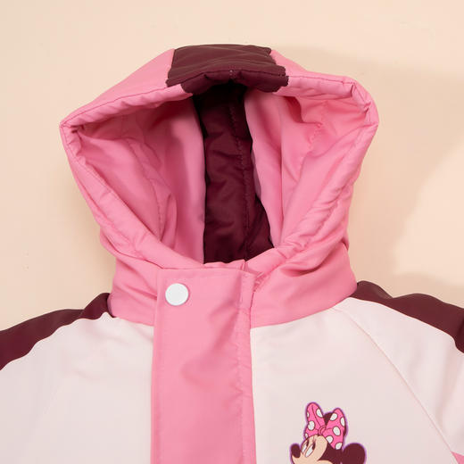 迪士尼女童夹棉外套棉服连帽外套ZD4DS016 商品图3