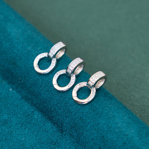 DS925万能扣-双环银色万能扣 商品图0