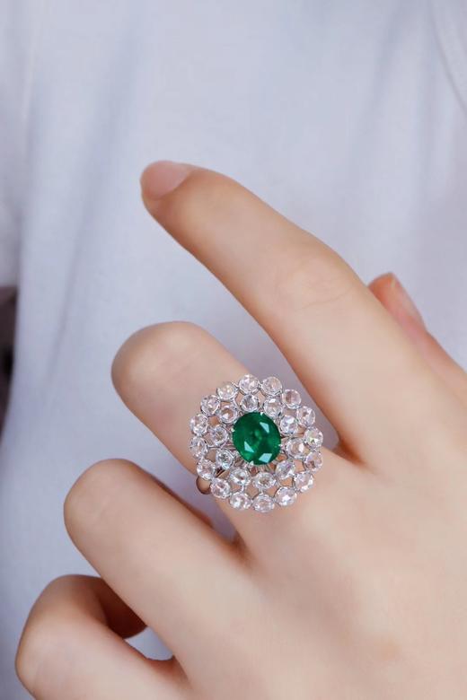 1.35ct 祖母绿戒指 商品图4