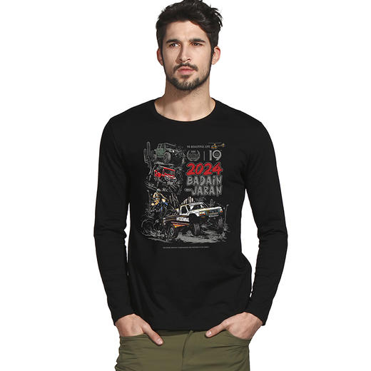 A第十九届英雄会穿越沙漠T3半袖T恤纪念款长袖打底衫阿拉善文化衫 NMT-2167 商品图0