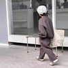 【帅气字母运动两件套】艾摩贝贝童装男童2024秋宽松套装小中大童卫衣 商品缩略图3