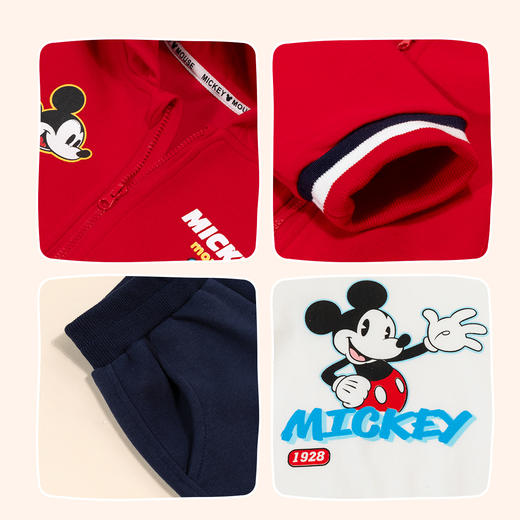 迪士尼新款男女童套装三件套ZD3DT005 商品图4