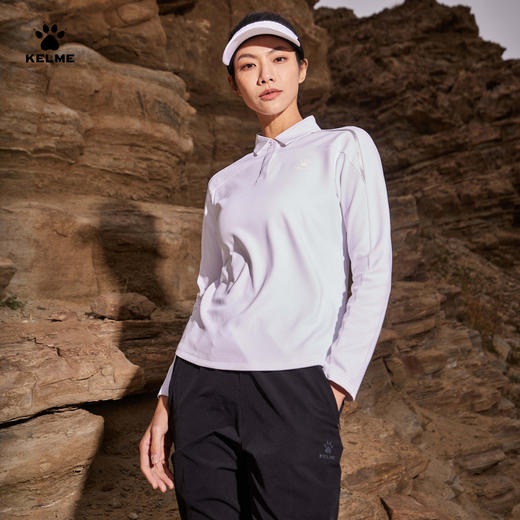 卡尔美秋季新款女士长袖POLO衫 商品图2