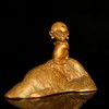 宇达青铜摆件 十二生肖猴《灵猴镇纸》创意装饰 家居工艺摆件  高6.8cm 商品缩略图3