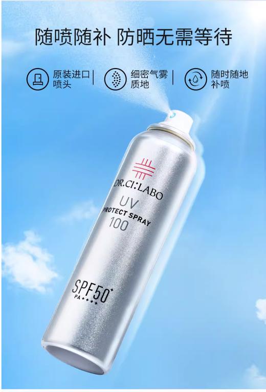 【春节不打烊】城野医生防晒喷雾100g 无盒有塑封（限25年3月） 商品图3