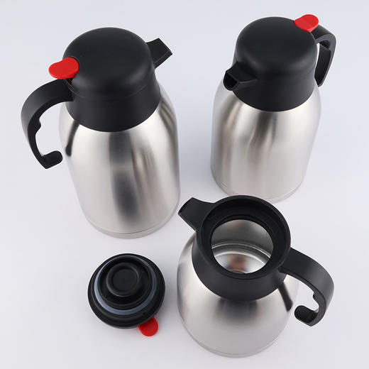 不锈钢真空保温壶 餐厅办公室保温暖水瓶家用便携式咖啡壶 商品图4