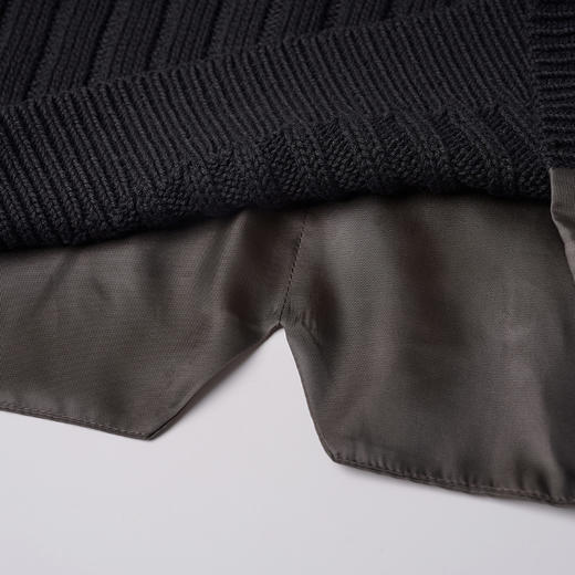 ROMI STUDIO “法式优雅” 5针100%有机棉弹力坑条无袖马甲431J9163 商品图3