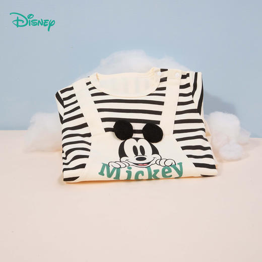 迪士尼婴儿衣服春秋季宝宝长袖新生儿连体衣秋装纯棉家居睡衣哈衣爬爬服ZD3DL009 商品图3