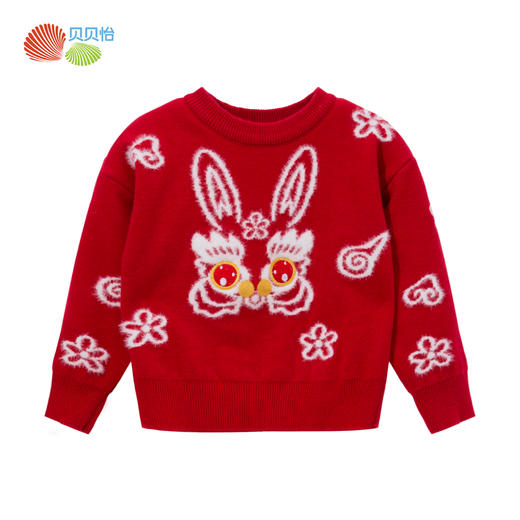 贝贝怡童装女童套头毛衣ZB3DS065 商品图6