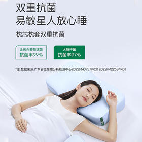 七西7C枕头美妍枕睡眠颈椎枕头慢回弹无压枕芯 支撑枕面加大升级款  美妍无压枕3.0