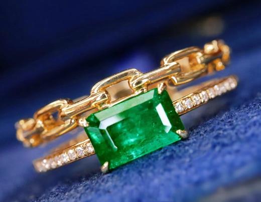 0.65ct 祖母绿戒指 商品图2