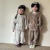 【儿童加厚长毛法兰绒套装】秋冬季睡衣女童宝宝小孩男童珊瑚绒家居服 商品缩略图2