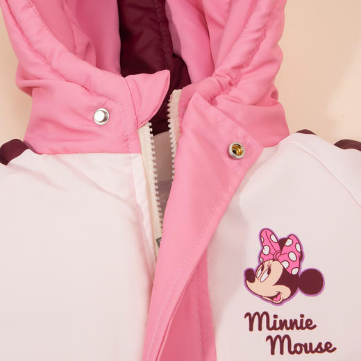 迪士尼女童夹棉外套棉服连帽外套ZD4DS016 商品图4