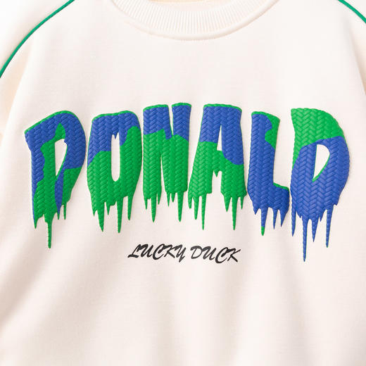 【商场同款】迪士尼唐老鸭春秋潮流加绒保暖套头卫衣234DS1213 商品图2