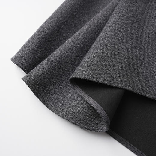 ROMI STUDIO“格雷高知”羊毛莫代尔混纺不规则A字针织半裙431X6001 商品图2