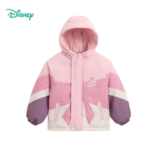 迪士尼女童夹棉外套棉服连帽外套ZD4DS017 商品图3